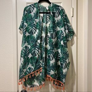 Tropical Beach Swim Cover Up